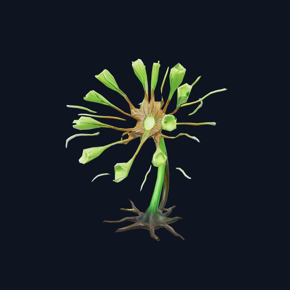 Fantasy Green Plant model pack